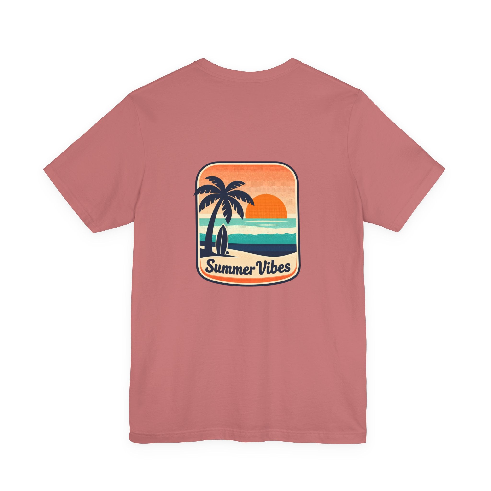 Summer Vibes Beach T-Shirt - "Summer Is My Happy Place" Graphic Tee