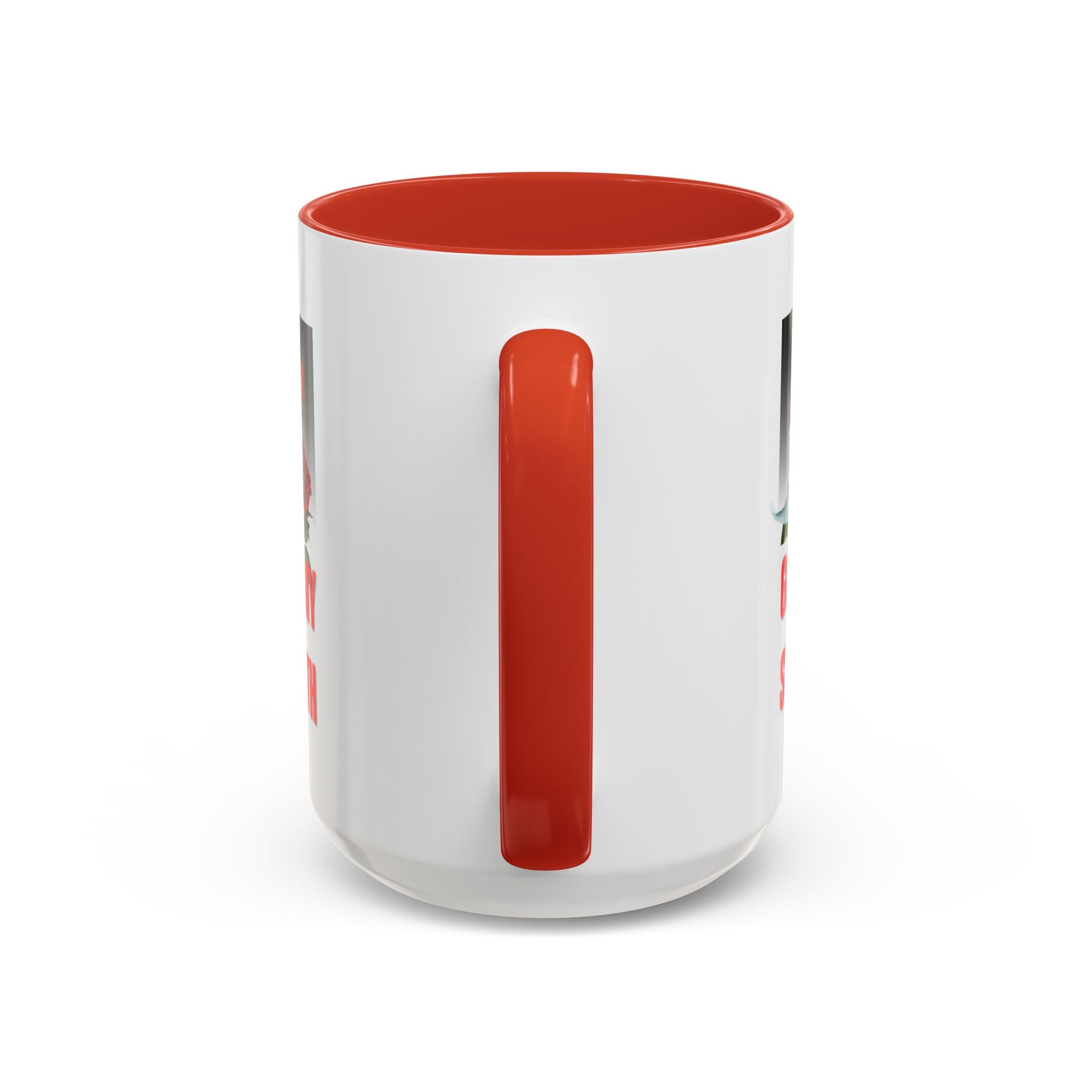 God Is My Strength Accent Coffee Mug – Inspirational Christian Dove & Roses (11/15oz)