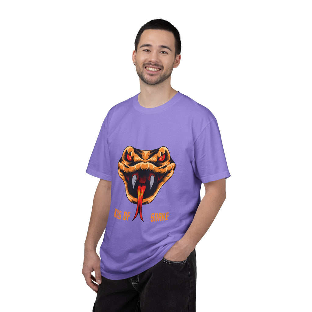 King of Snake T-Shirt — Bold Venom Snake Head Graphic Tee